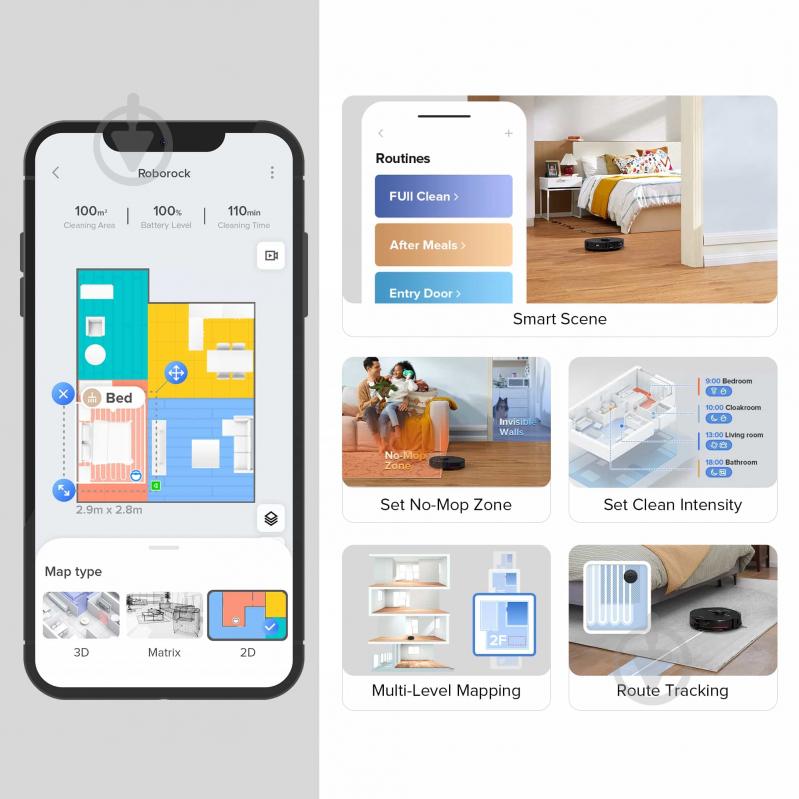 Робот-пилосос Roborock S7 MaxV Plus black - фото 4