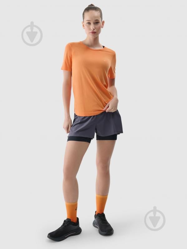 Футболка 4F TSHIRT FNK F1266 4FWSS25TFTSF1266-70S р.M-L помаранчевий - фото 3 Футболка 4F TSHIRT FNK F1266 4FWSS25TFTSF1266-70S р.M-L помаранчевий - фото 3