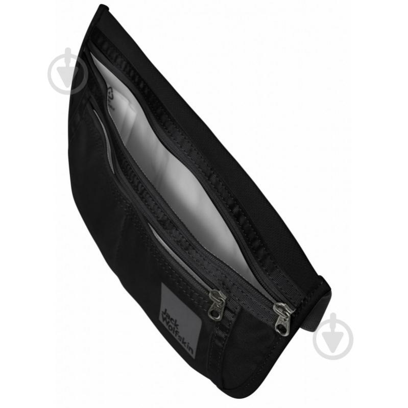 Сумка Jack Wolfskin DOCUMENT BELT DE LUXE 8006742_6000 черный - фото 3