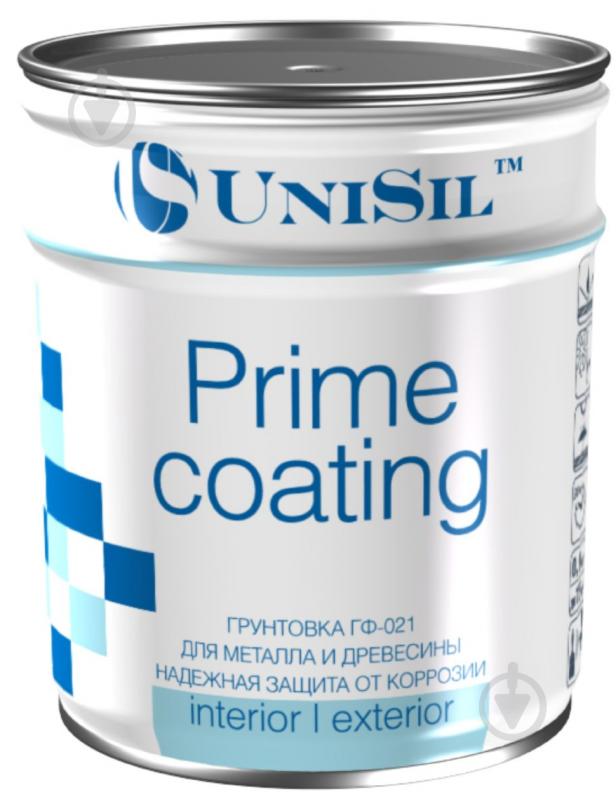 Ґрунтовка UniSil ГФ-021 Prime Coating червоно-коричневий мат 0,9 кг - фото 1