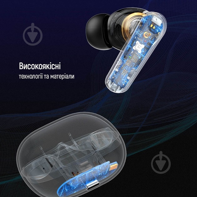 Навушники ColorWay Slim TWS-1 Earbuds Long Life black (CW-TWS1BK1) - фото 11