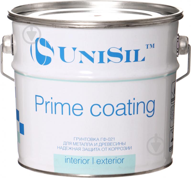 Грунтовка UniSil ГФ-021 Prime Coating красно-коричневый мат 2,8 кг - фото 1