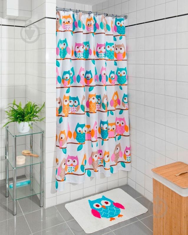 Штора для душа Axentia Совы 282470 - фото 2