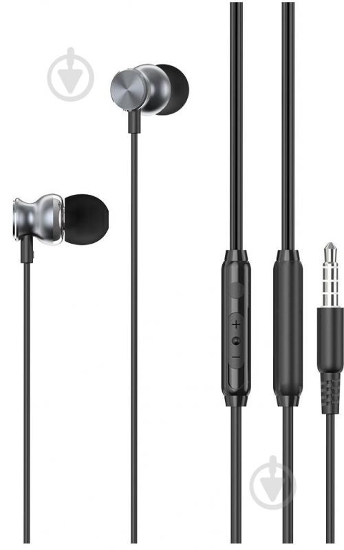 Наушники ColorWay Wired Earphone UrbanBeat black (CW-WD03BK) - фото 1