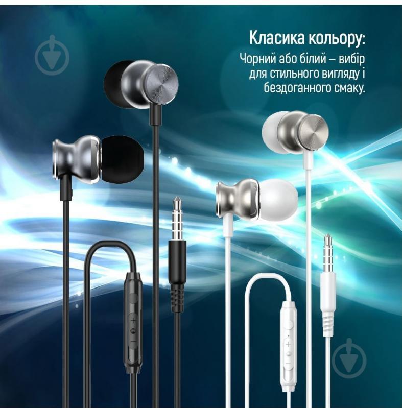 Наушники ColorWay Wired Earphone UrbanBeat black (CW-WD03BK) - фото 6