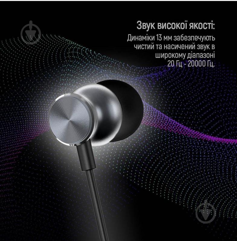 Наушники ColorWay Wired Earphone UrbanBeat black (CW-WD03BK) - фото 8