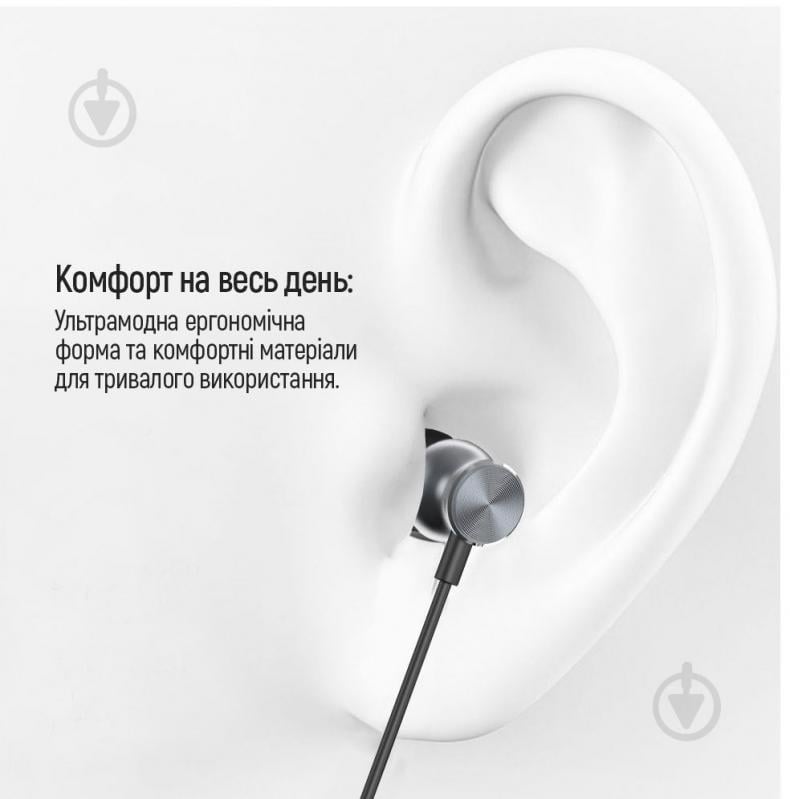 Наушники ColorWay Wired Earphone UrbanBeat black (CW-WD03BK) - фото 7