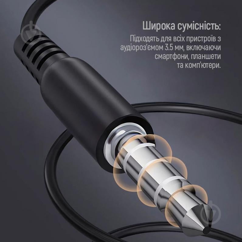 Наушники ColorWay Wired Earphone UrbanBeat black (CW-WD03BK) - фото 11