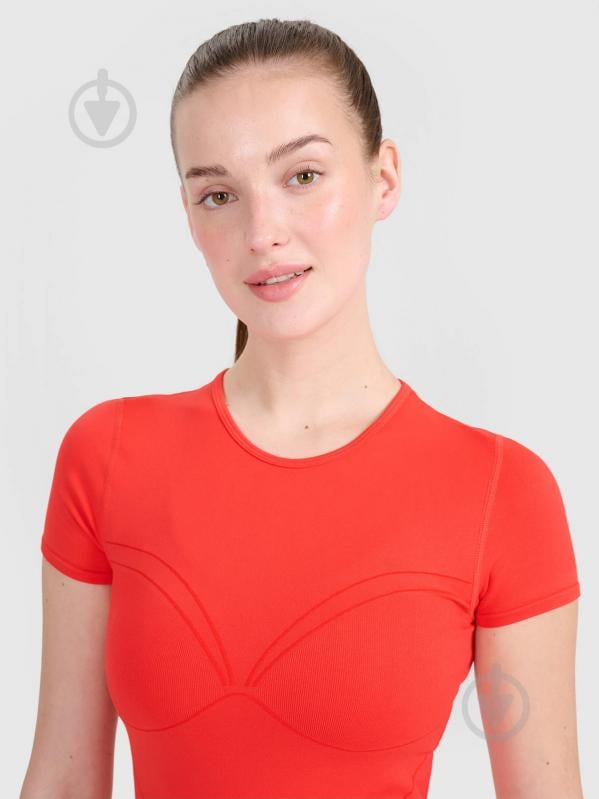 Футболка 4F TSHIRT FNK F1756 4FRSS25TFTSF1756-62S р.M-L красный - фото 3 Футболка 4F TSHIRT FNK F1756 4FRSS25TFTSF1756-62S р.M-L красный - фото 3