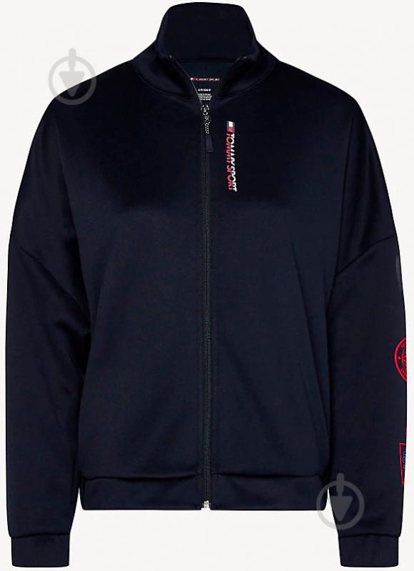 Джемпер Tommy Hilfiger DOUBLE KNIT JACKET S10S100369406 р. L темно-синій - фото 1