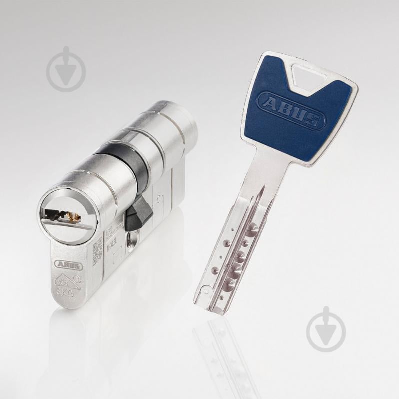 Цилиндр Abus 55x30 ключ-ключ 85 мм матовый никель Xelus 3000 - фото 3