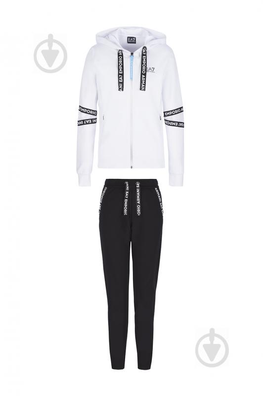 Спортивный костюм EA7 TRACKSUIT 3KTV69-TJU6Z-22BA р. XS черно-белый - фото 1