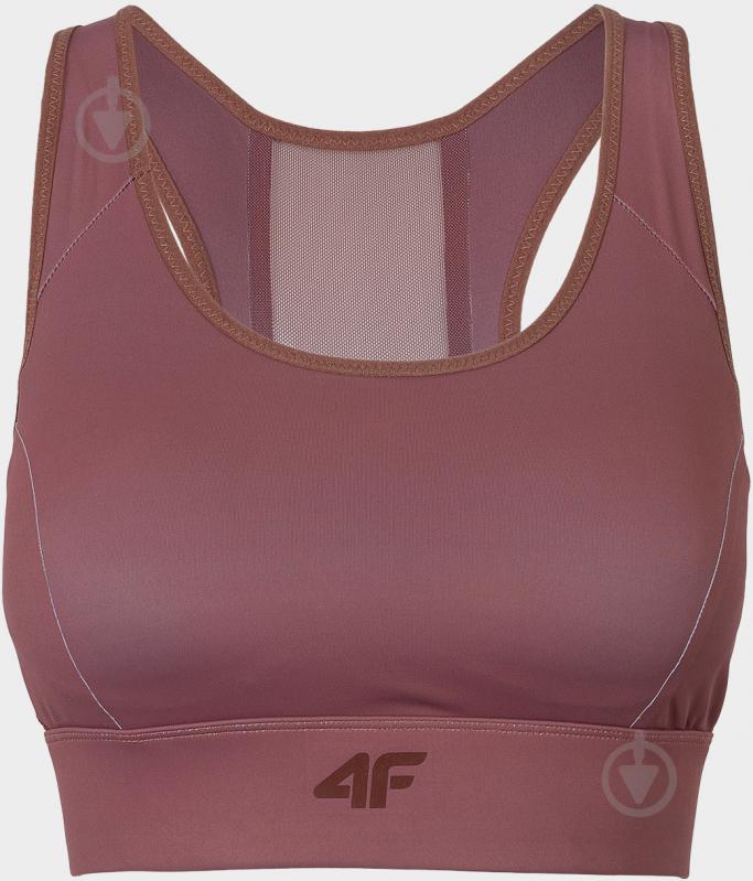 Бра 4F SPORTS BRA STAD010 H4Z22-STAD010-60S р.M бордовый - фото 3