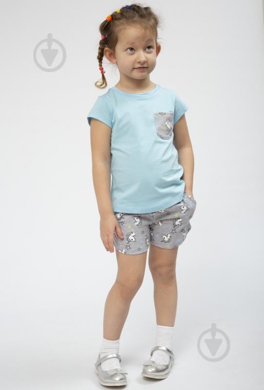 Костюм для дівчаток Luna Kids Unikorn р.140-146 блакитний 0035/12012 - фото 1