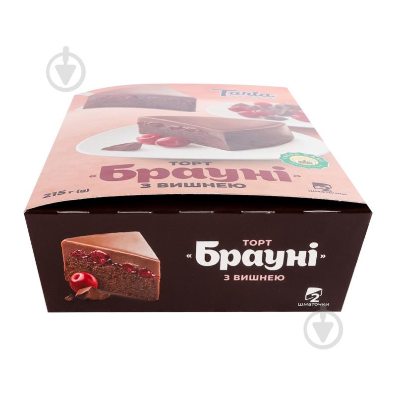 Торт Tarta Брауни с вишней 215 г - фото 3