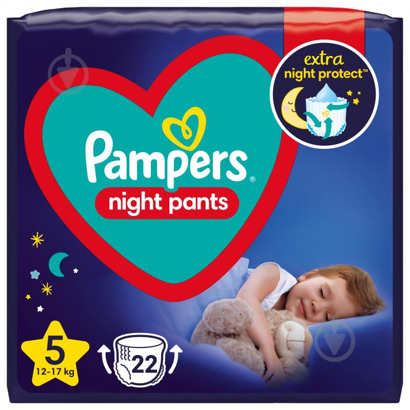 Подгузники-трусики Pampers Night 5 12-17 кг 22 шт. - фото 1