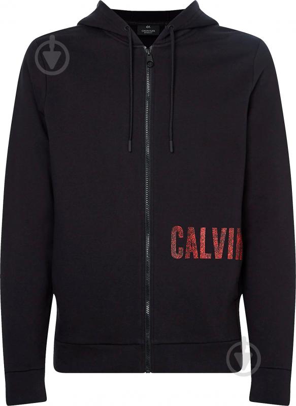 Джемпер Calvin Klein Performance FULL ZIP HOODED JACKET 00GMH9J479-007 р. L чорний - фото 1