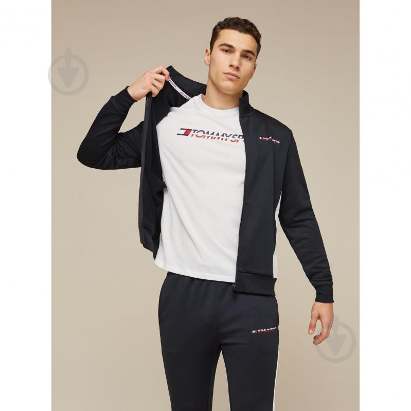 Джемпер Tommy Hilfiger TRACK JACKET LOGO S20S200289099 р. L чорний - фото 1