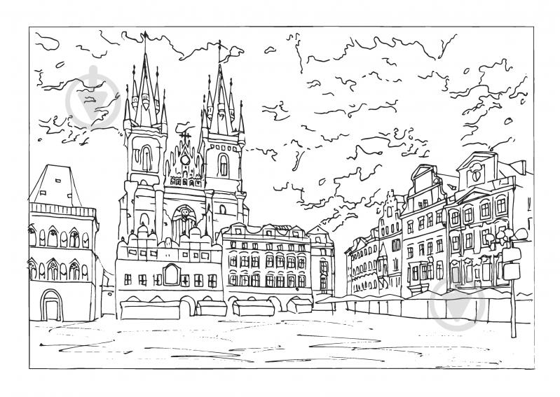 Скетчбук Прага А4 10 лист. 1В1522 Аркуш - фото 3 Скетчбук Прага А4 10 лист. 1В1522 Аркуш - фото 3