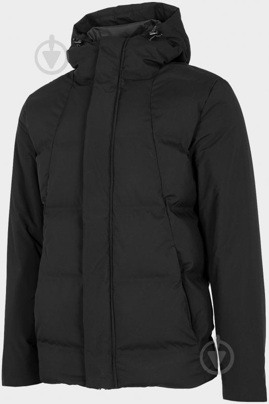 Пуховик чоловічий зимовий 4F JACKET KUMP007 H4Z22-KUMP007-20S р.2XL чорний - фото 1