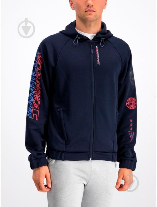 Джемпер Tommy Hilfiger CREST KNIT TRACK JACKET S20S200282406 р. M темно-синий - фото 2