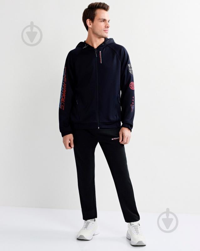 Джемпер Tommy Hilfiger CREST KNIT TRACK JACKET S20S200282406 р. M темно-синий - фото 7