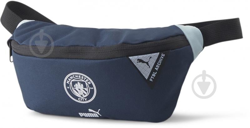 Сумка на пояс Puma MCFC FTBLARCHIVE WAIST BAG MCFC FTBLARCHIVE WAIST BAG 07933301 синий - фото 1