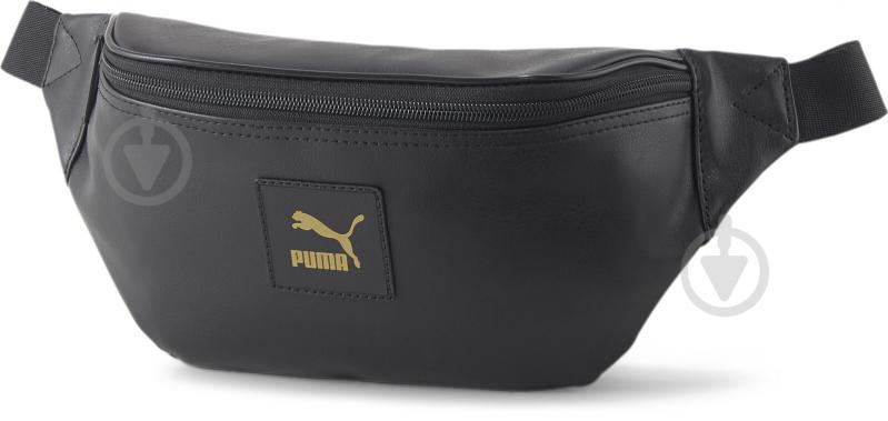 Сумка на пояс Puma CLASSICS LV8 PU WAIST BAG CLASSICS LV8 PU WAIST BAG 07964601 черный - фото 1