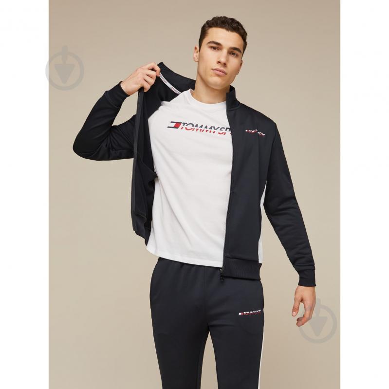 Джемпер Tommy Hilfiger TRACK JACKET LOGO S20S200289099 р. M черный - фото 1