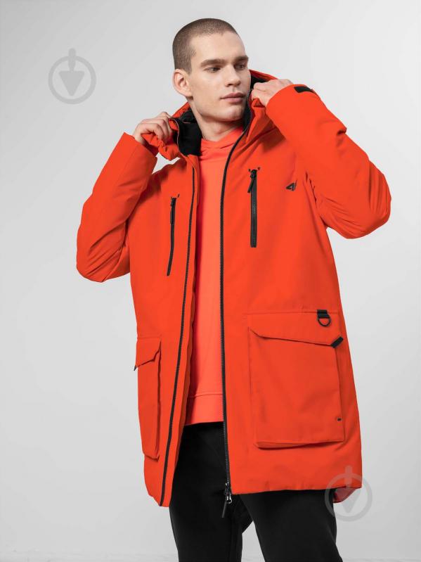 Куртка-парка чоловіча зимова 4F JACKET KUM001 H4Z22-KUM001-62S р.M червона - фото 1