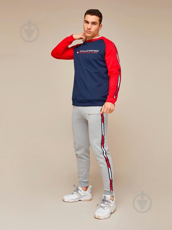 Джемпер Tommy Hilfiger FLEECE TAPE CREW S20S200276401 р. S темно-синий - фото 9