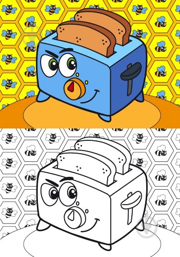 Раскраска «Dishes» 4402647021053 - фото 3