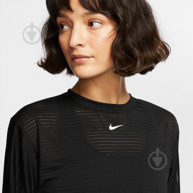 Футболка Nike W NP CLN MESH LS TOP CJ4175-010 р.XS черный - фото 6