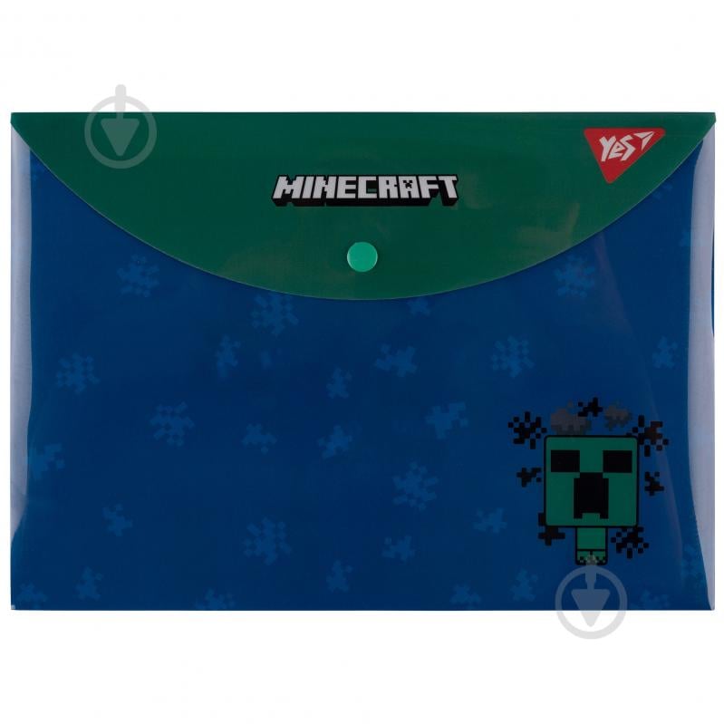 Папка-конверт Minecraft Creeper B5 YES 492225 - фото 1 Папка-конверт Minecraft Creeper B5 YES 492225 - фото 1