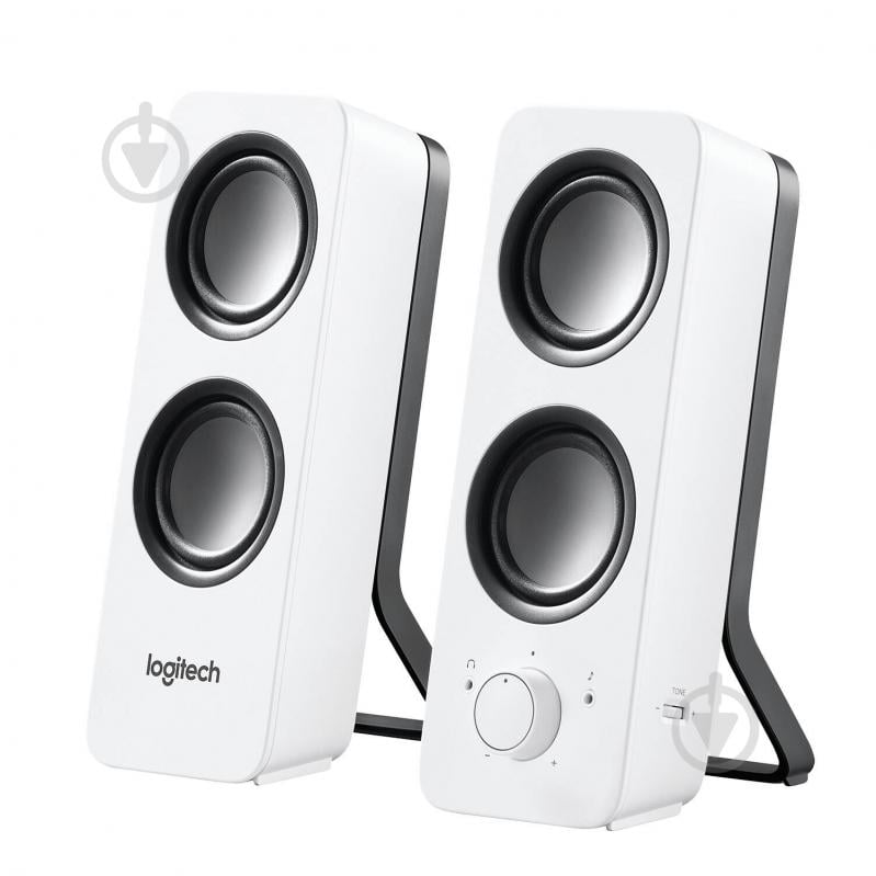 Акустична система Logitech Z200 - EU (980-000811) 2.0 white - фото 3