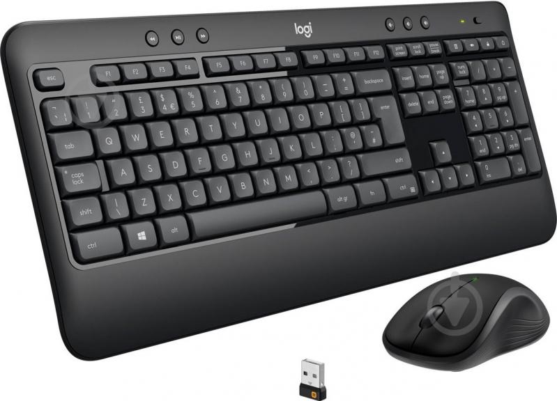 Комплект клавіатура та миша Logitech MK540 ADVANCED Wireless Keyboard and Mouse Combo - R (920-008686) - фото 1