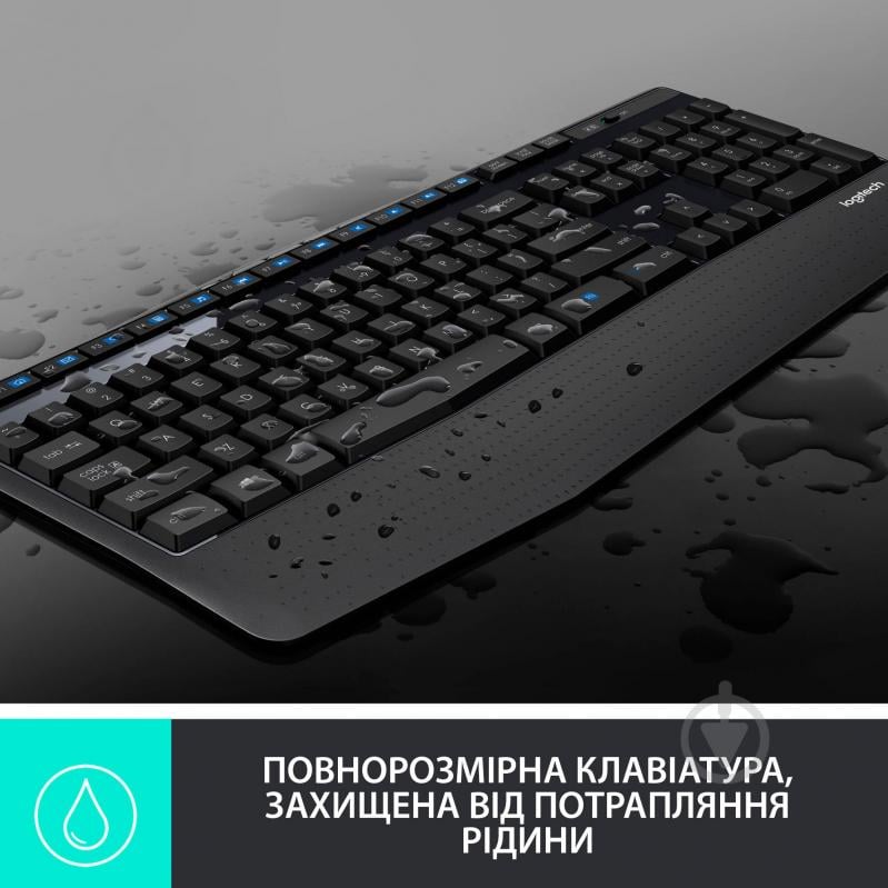 Комплект клавиатура и мышь Logitech Wireless Combo MK345 (920-008534) - фото 4