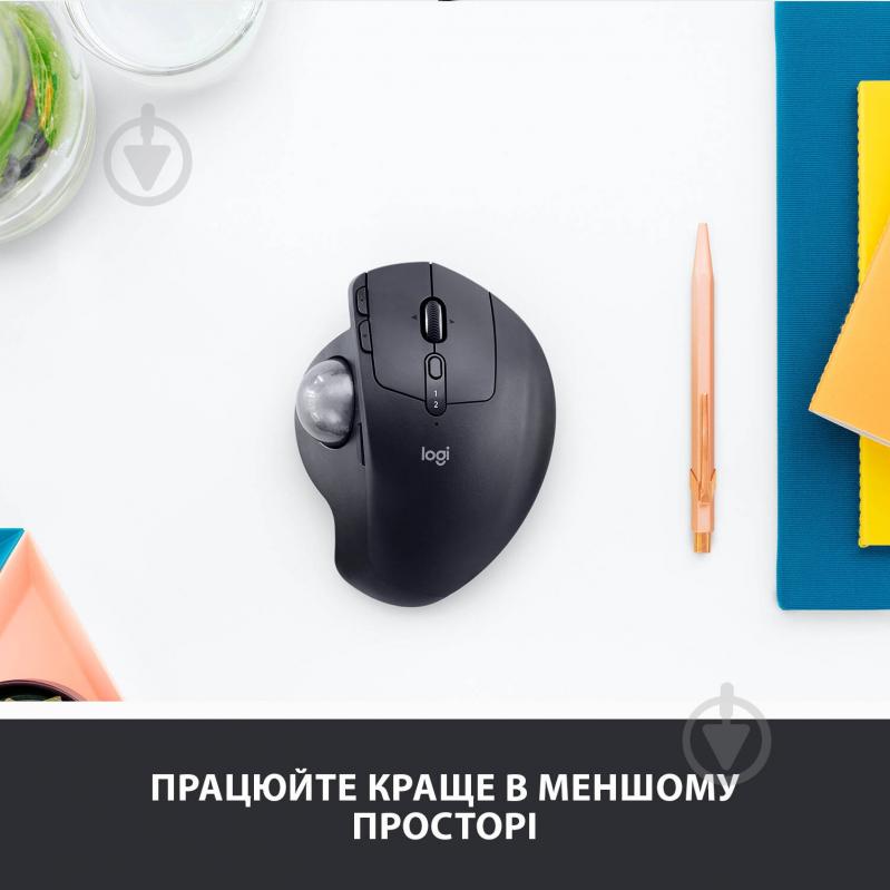 Мишка Logitech Bluetooth Mouse MX Ergo graphite (910-005179) - фото 8