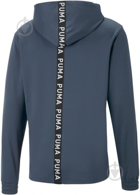 Джемпер Puma PUMA FIT (SLIM FIT) LIGHTWEIGHT PWRFLEECE HOODIE 52319216 р. XL синий - фото 2