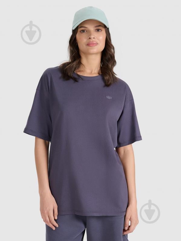 Футболка 4F TSHIRT U1972 4FWSS25TTSHU1972-22S р.S синий - фото 4 Футболка 4F TSHIRT U1972 4FWSS25TTSHU1972-22S р.S синий - фото 4