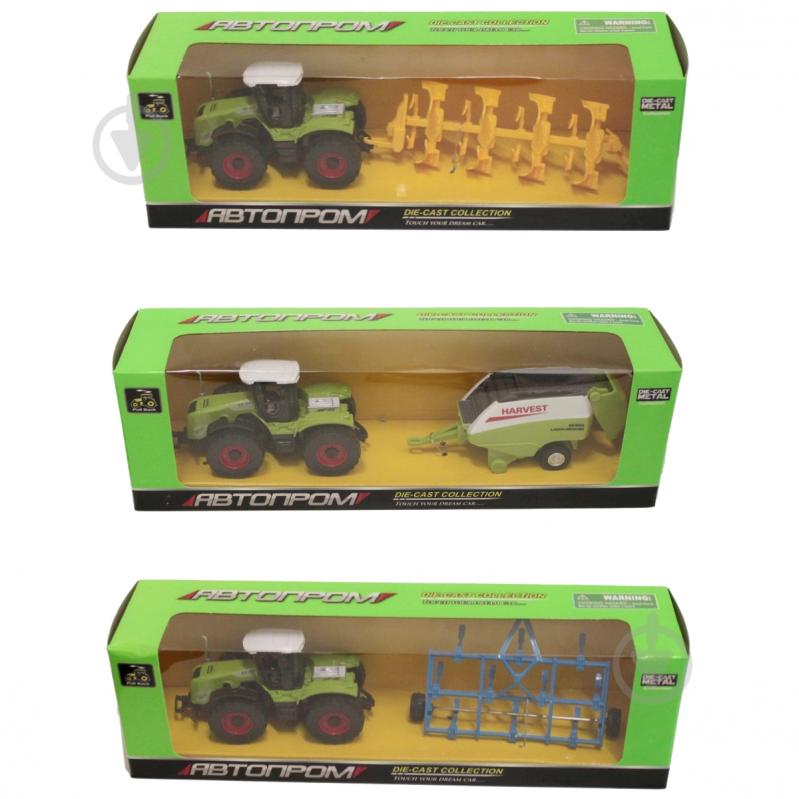 Автомодель Автопром 7786-1 Трактор в ассортименте - фото 2