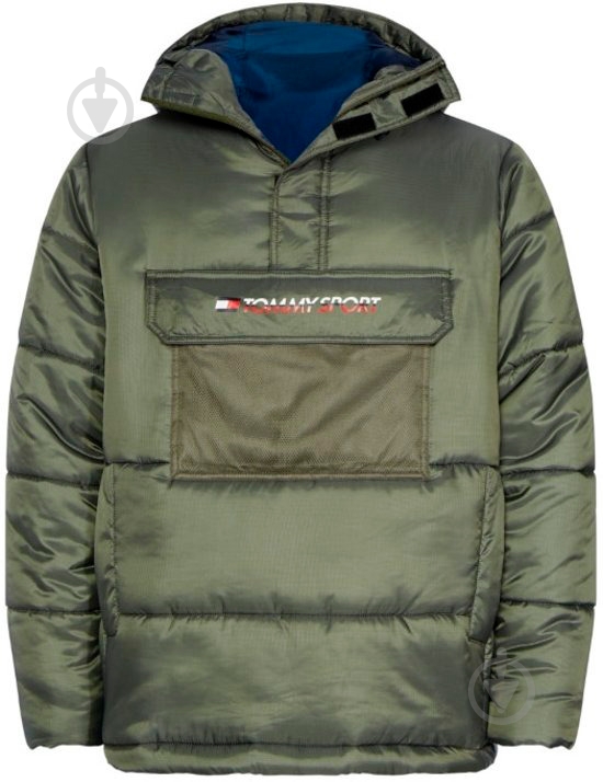 Анорак мужской Tommy Hilfiger BLOCK INSULATION JACKET S20S200264302 р.S оливковый - фото 1