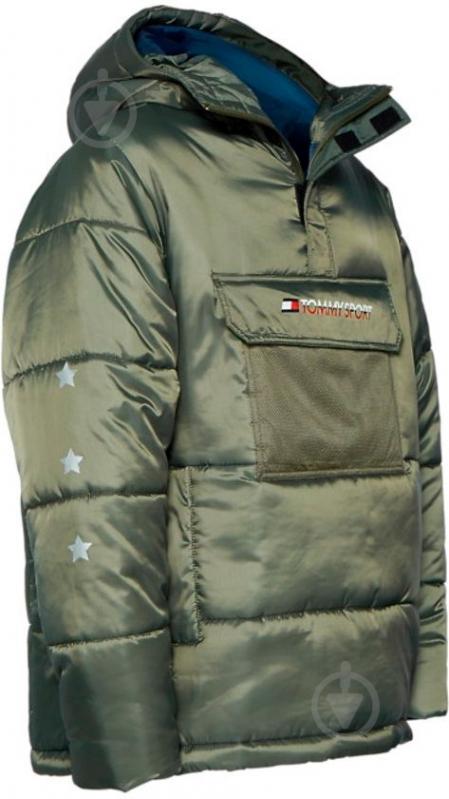 Анорак мужской Tommy Hilfiger BLOCK INSULATION JACKET S20S200264302 р.S оливковый - фото 2