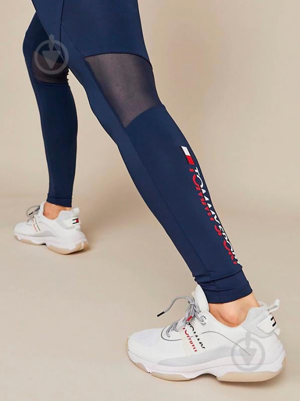 Лосини Tommy Hilfiger MESH LEGGING S20S200232401 р.S темно-синій - фото 5