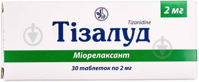 Тізалуд по 2 мг №30 (10х3) таблетки - фото 1