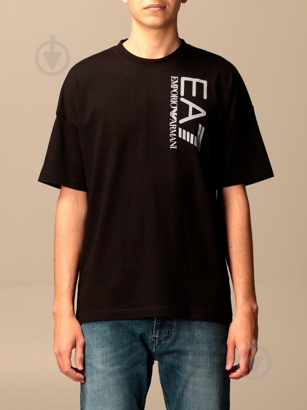 Футболка EA7 T-SHIRT 3KPT16-PJ7BZ-1200 р.L чорний - фото 1