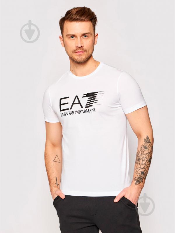 Футболка EA7 T-SHIRT 3KPT39-PJ02Z-1100 р.3XL белый - фото 2