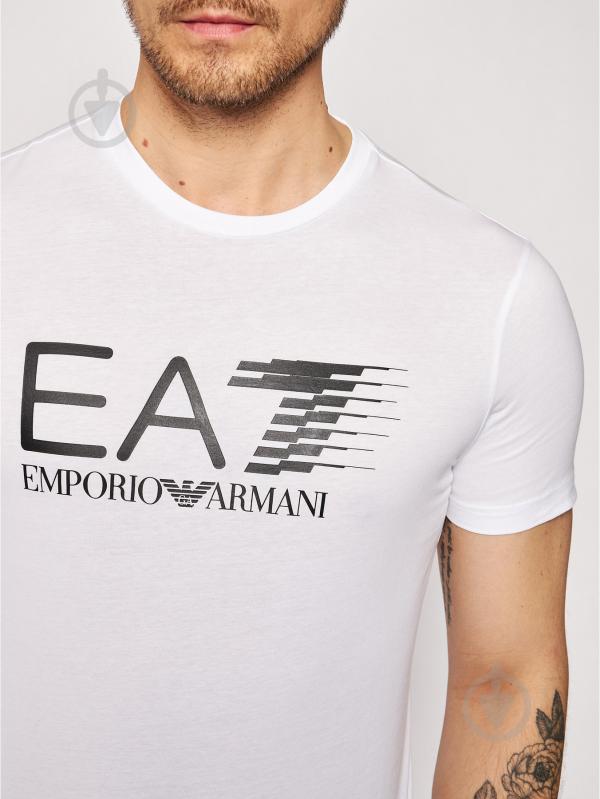 Футболка EA7 T-SHIRT 3KPT39-PJ02Z-1100 р.3XL белый - фото 4