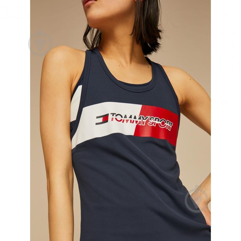 Майка Tommy Hilfiger GRAPHIC FLAG TANK TOP S10S100298401 р.XS темно-синий - фото 3