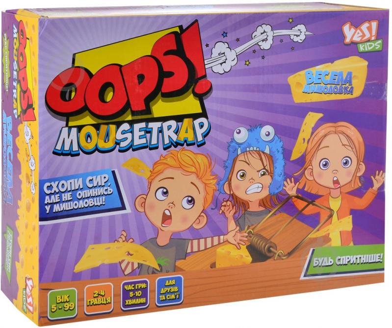 Игра настольная YES Kids Oops! Мышеловка! 953763 - фото 1